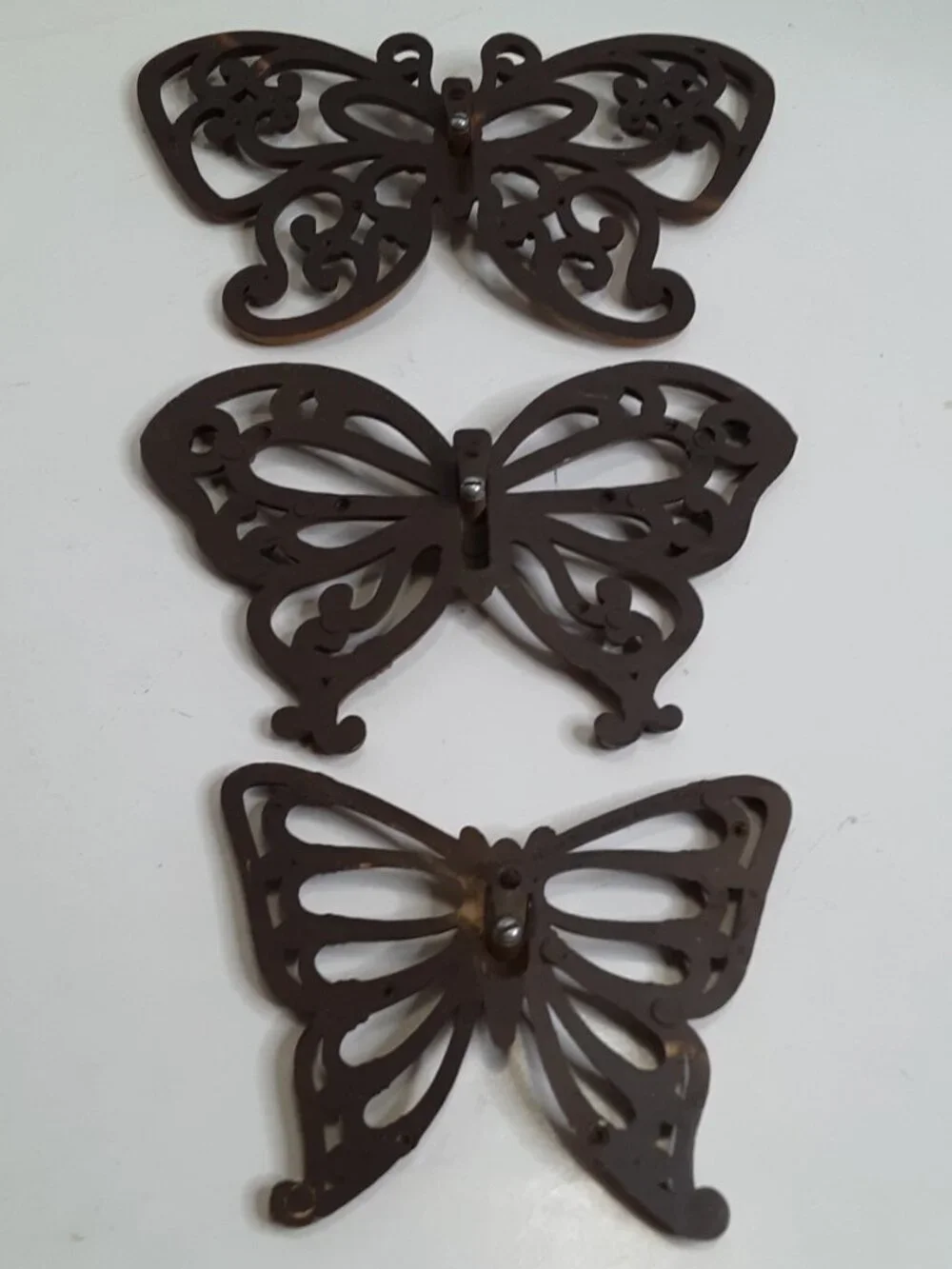Vintage HOMCO Butterfly Wall Hangings Mid Century Modern Art Decor